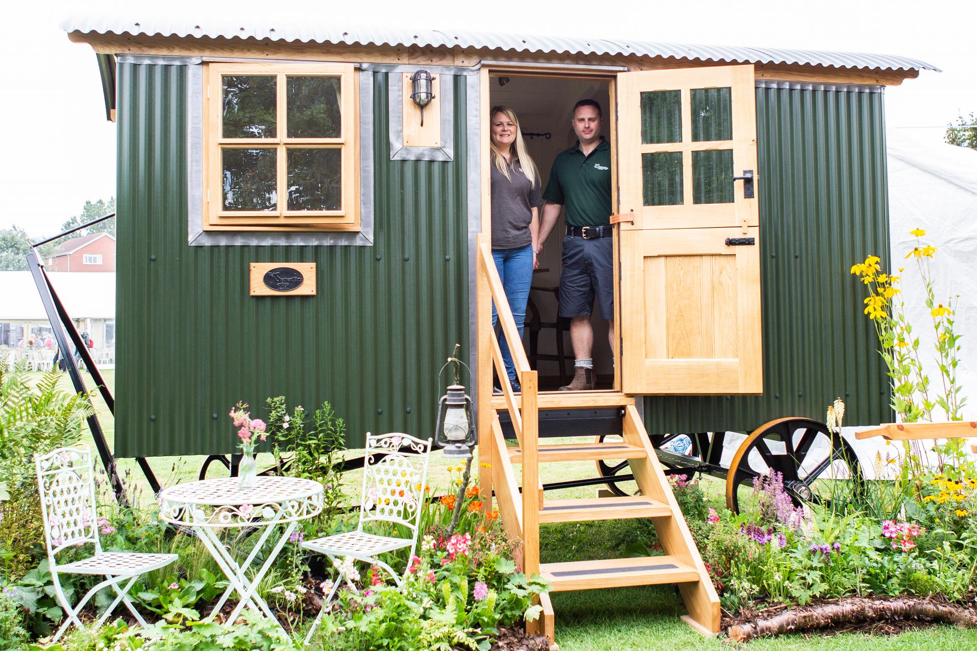 Wells 14ft Glamping Shepherds Hut