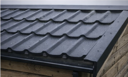 Garden Shed Roof Upgrade with Tile Effect Sheeting