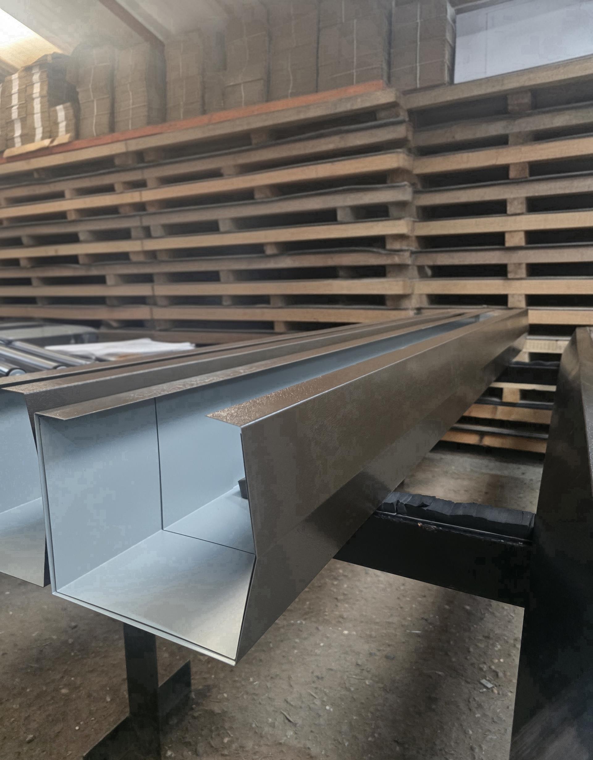 Finished Gutter - Vandyke Brown 