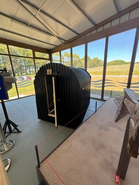 Supplying Sheeting for a Replica Anderson Shelter at The Royal Logistic Corps Museum